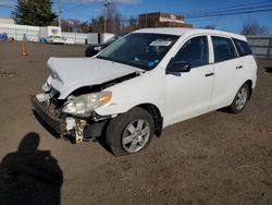 Salvage cars for sale at New Britain, CT auction: 2007 Toyota Corolla Matrix XR