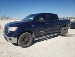 Salvage cars for sale at New Braunfels, TX auction: 2010 Toyota Tundra Crewmax SR5