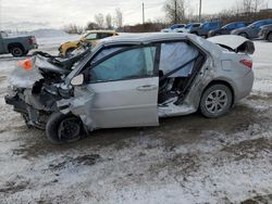 Salvage cars for sale at Montreal Est, QC auction: 2018 Toyota Corolla L