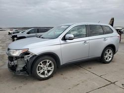 Salvage cars for sale at Grand Prairie, TX auction: 2015 Mitsubishi Outlander SE