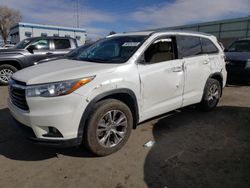 Toyota salvage cars for sale: 2015 Toyota Highlander XLE