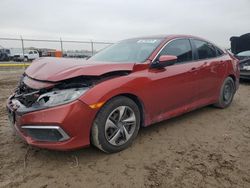 Salvage cars for sale at Houston, TX auction: 2019 Honda Civic LX