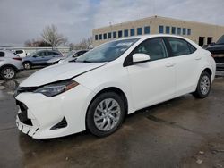 Salvage cars for sale at Littleton, CO auction: 2018 Toyota Corolla L