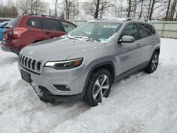 Salvage cars for sale at Central Square, NY auction: 2019 Jeep Cherokee Limited