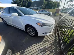 Ford Fusion Vehiculos salvage en venta: 2017 Ford Fusion SE