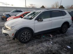 Volkswagen salvage cars for sale: 2020 Volkswagen Tiguan SE