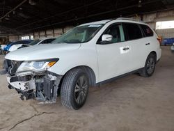 Nissan salvage cars for sale: 2019 Nissan Pathfinder S