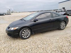 Salvage cars for sale from Copart New Braunfels, TX: 2010 Honda Civic EX