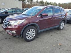 Salvage cars for sale at Exeter, RI auction: 2016 Honda CR-V EXL