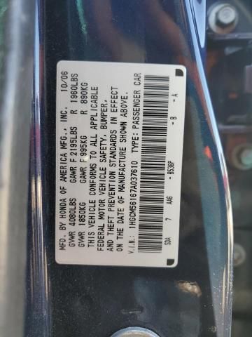 2007 Honda Accord Value