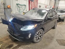 Salvage cars for sale from Copart Mcfarland, WI: 2020 Ford Escape Titanium