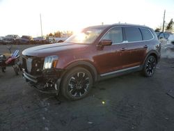 Salvage cars for sale at Denver, CO auction: 2023 KIA Telluride SX