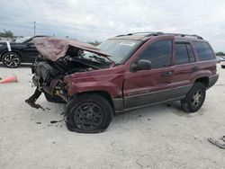 Salvage cars for sale at Arcadia, FL auction: 2001 Jeep Grand Cherokee Laredo