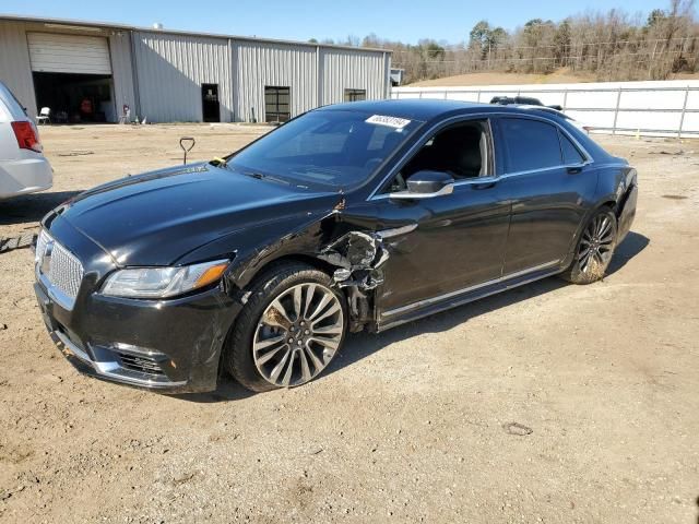 2018 Lincoln Continental Reserve