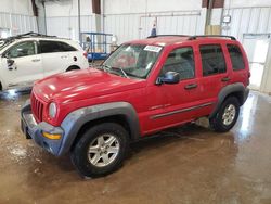 Jeep Liberty Sport salvage cars for sale: 2003 Jeep Liberty Sport