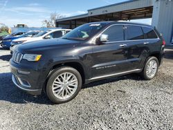 Jeep Grand Cherokee salvage cars for sale: 2017 Jeep Grand Cherokee Summit