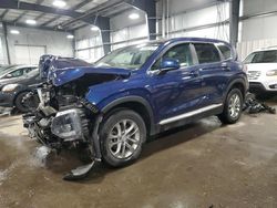 Salvage cars for sale at Ham Lake, MN auction: 2019 Hyundai Santa FE SE