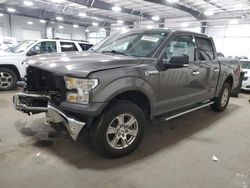 Salvage cars for sale at Ham Lake, MN auction: 2016 Ford F150 Supercrew