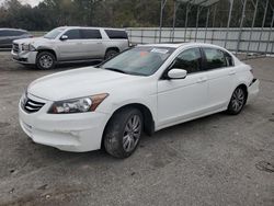 Salvage cars for sale at Savannah, GA auction: 2012 Honda Accord EXL