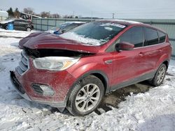 Salvage cars for sale from Copart Pennsburg, PA: 2017 Ford Escape SE