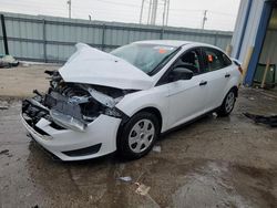 Salvage cars for sale at Chicago Heights, IL auction: 2015 Ford Focus S