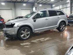 Salvage cars for sale at Ham Lake, MN auction: 2016 Dodge Journey Crossroad