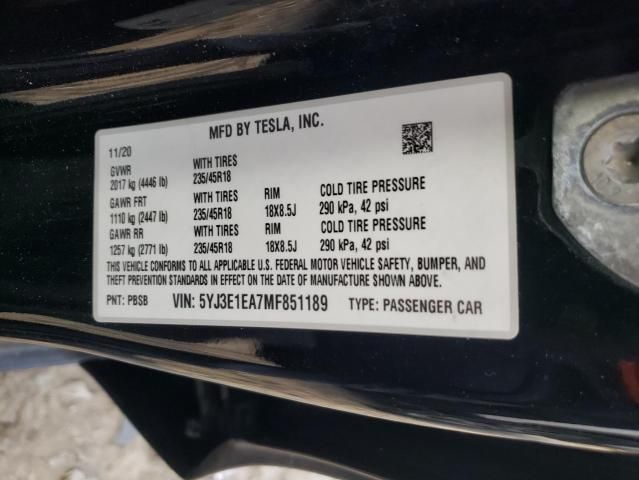 2021 Tesla Model 3