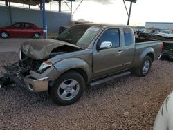 Nissan salvage cars for sale: 2005 Nissan Frontier King Cab LE