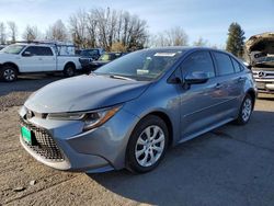 Toyota salvage cars for sale: 2020 Toyota Corolla LE