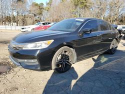 Salvage cars for sale from Copart Austell, GA: 2017 Honda Accord Sport Special Edition