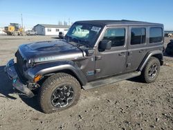 Salvage cars for sale at Airway Heights, WA auction: 2021 Jeep Wrangler Unlimited Rubicon 4XE