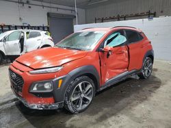 Salvage cars for sale from Copart Candia, NH: 2019 Hyundai Kona Limited