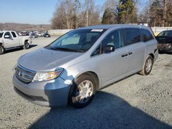 Salvage cars for sale at Concord, NC auction: 2013 Honda Odyssey LX