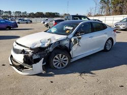 Salvage cars for sale at Dunn, NC auction: 2016 KIA Optima EX