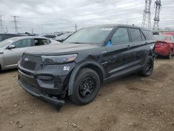 Salvage cars for sale at Elgin, IL auction: 2021 Ford Explorer Police Interceptor