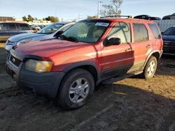 Ford salvage cars for sale: 2002 Ford Escape XLT