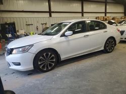 Salvage cars for sale at Spartanburg, SC auction: 2015 Honda Accord Sport