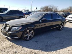 Salvage cars for sale at Oklahoma City, OK auction: 2016 Mercedes-Benz S 550 4matic