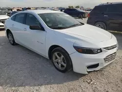 Chevrolet salvage cars for sale: 2017 Chevrolet Malibu LS