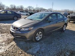 Salvage cars for sale at auction: 2013 Honda Civic LX