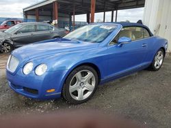 Flood-damaged cars for sale at auction: 2007 Bentley Continental GTC