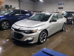 Salvage cars for sale at Elgin, IL auction: 2022 Chevrolet Malibu LT