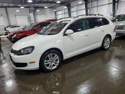 Salvage cars for sale at Ham Lake, MN auction: 2012 Volkswagen Jetta TDI