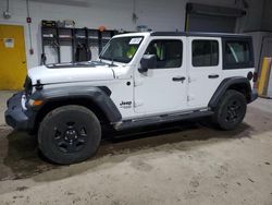 Salvage cars for sale at Candia, NH auction: 2021 Jeep Wrangler Unlimited Sport