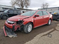 Salvage cars for sale at Albuquerque, NM auction: 2013 Toyota Camry L