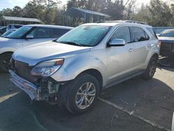 Salvage cars for sale at Savannah, GA auction: 2017 Chevrolet Equinox LT