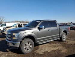 Salvage trucks for sale at Des Moines, IA auction: 2016 Ford F150 Supercrew