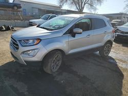 2020 Ford Ecosport Titanium en venta en Albuquerque, NM