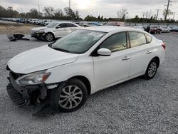 Salvage cars for sale at Riverview, FL auction: 2019 Nissan Sentra S