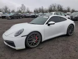 Vehiculos salvage en venta de Copart Portland, OR: 2020 Porsche 911 Carrera S